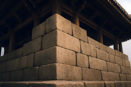 Ancient building in South Korea,Dongdeokgung Palaceの素材