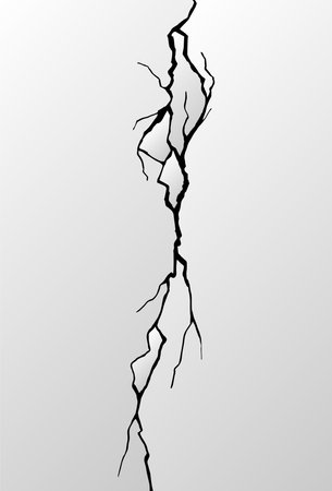 Wall cracked. Earth texture surface.のイラスト素材