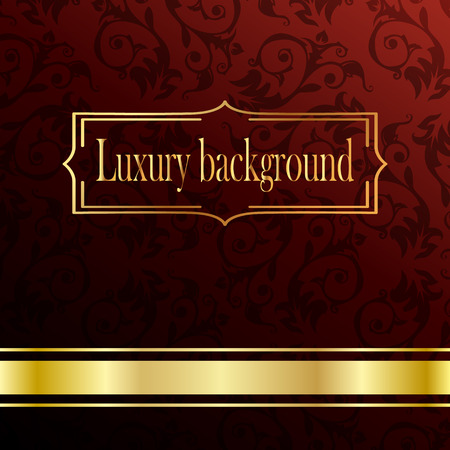 Red and gold luxury backgroundのイラスト素材