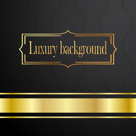 Vintage seamless luxury wallpaper with a gold ribbon.のイラスト素材
