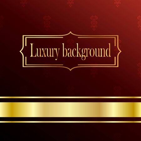 Red and gold luxury backgroundのイラスト素材