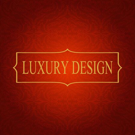 Red and gold luxury backgroundのイラスト素材