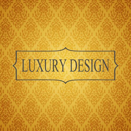 Luxury gold pattern backgroundのイラスト素材