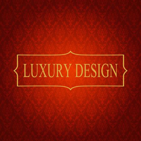 Vintage background, antique ornament, beautiful old paper, card, ornate cover page, label floral luxury ornamental pattern template for designのイラスト素材