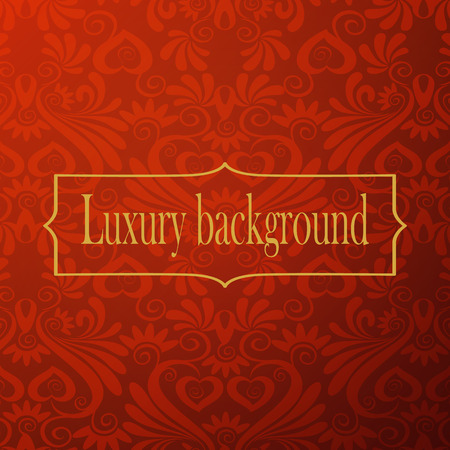Vintage background, antique ornament, beautiful old paper, card, ornate cover page, label floral luxury ornamental pattern template for designのイラスト素材
