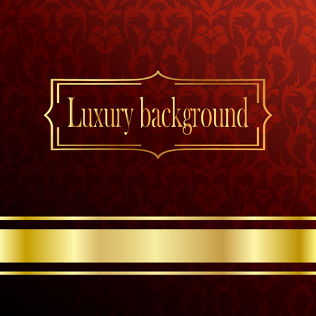 Red and gold luxury backgroundのイラスト素材