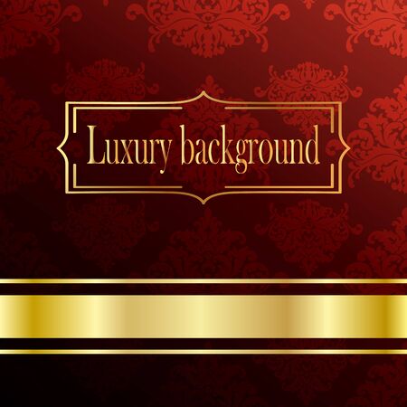 Vintage background, luxury ornamental pattern template for designのイラスト素材