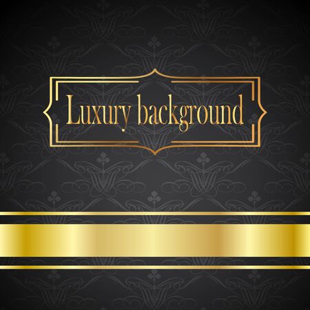 Vector luxury vintage background. Template for designのイラスト素材