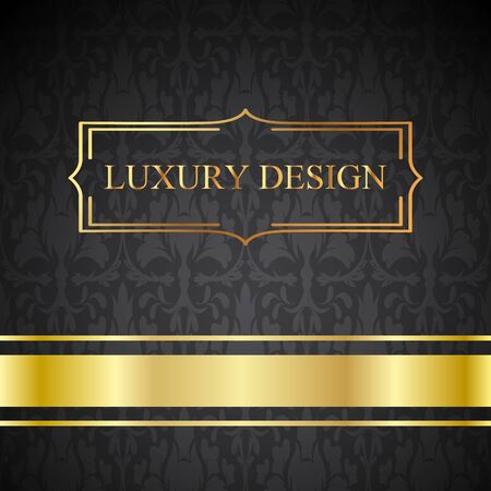 Vector luxury vintage background. Template for designのイラスト素材