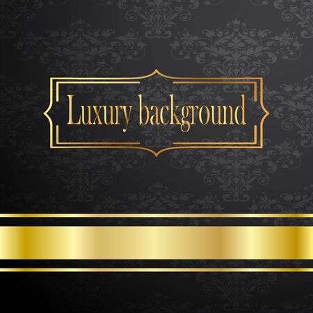 Vector luxury vintage background. Template for designのイラスト素材