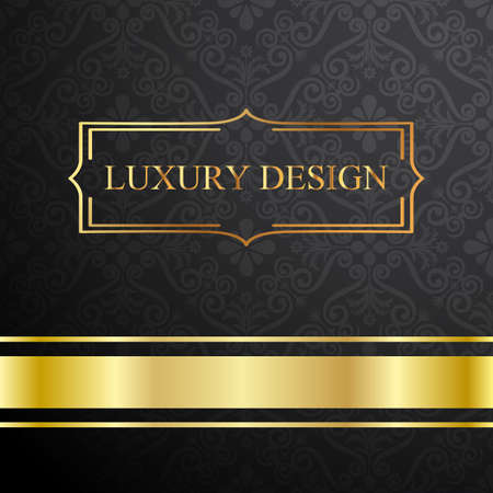 Vector luxury vintage background. Template for designのイラスト素材