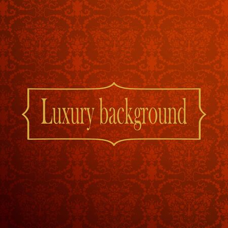 Vintage floral luxury background. Template for designのイラスト素材