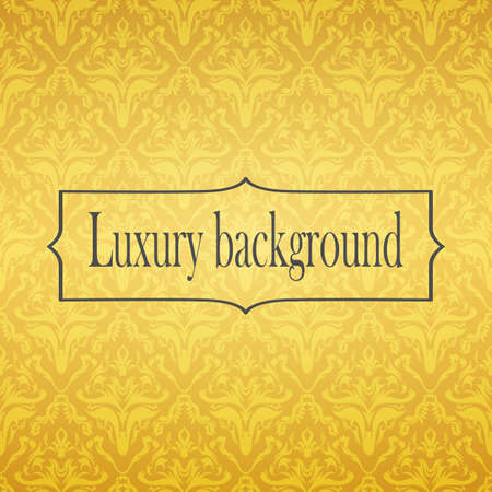 Gold Luxury Background, Vector Illustration, Template for designのイラスト素材