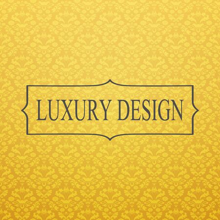 Gold Luxury Background, Vector Illustration, Template for designのイラスト素材
