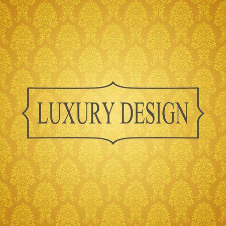 Gold Luxury Background, Vector Illustration, Template for designのイラスト素材