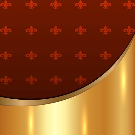Vector luxury vintage golden background. Perfect as invitation or announcement.のイラスト素材
