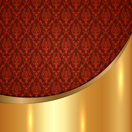 A luxury vintage vector card. Background with beautiful ornamentsのイラスト素材