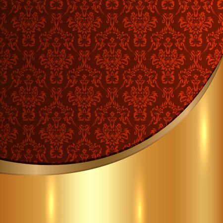 A luxury vintage vector card. Background with beautiful ornamentsのイラスト素材