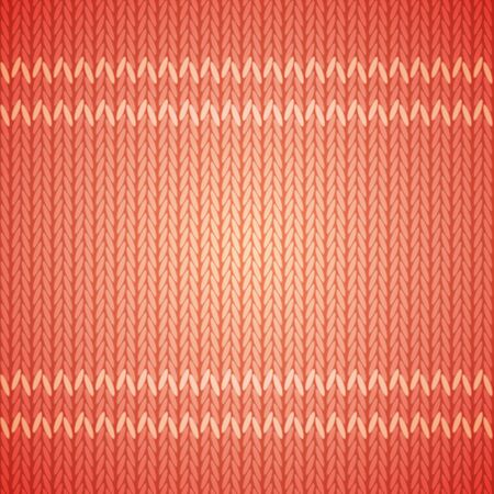 Knitted fabric red background. Template for designのイラスト素材