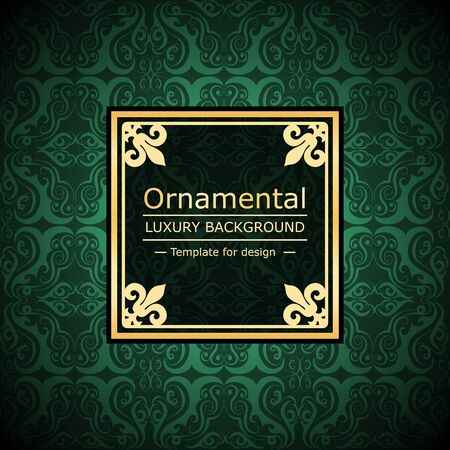 Retro color luxury vintage background. Template for designのイラスト素材