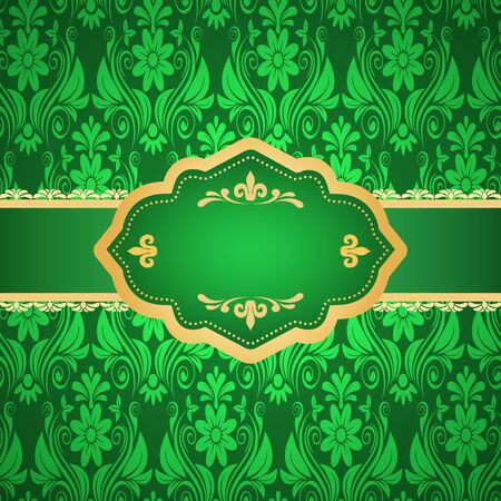 Retro color luxury vintage background. Template for designのイラスト素材