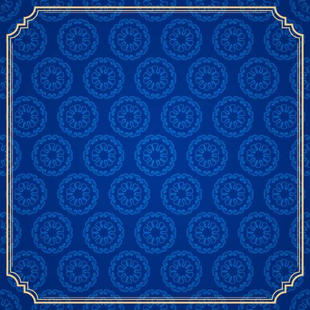 Invitation vintage card with dark blue color.のイラスト素材