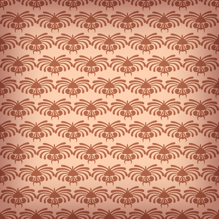 Wallpaper pattern, old paper texture background, vector. Template for designのイラスト素材