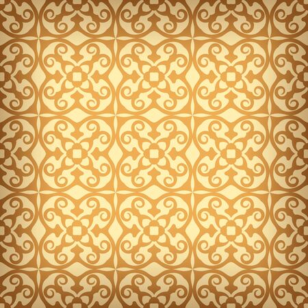Wallpaper pattern, old paper luxury background, vectorのイラスト素材