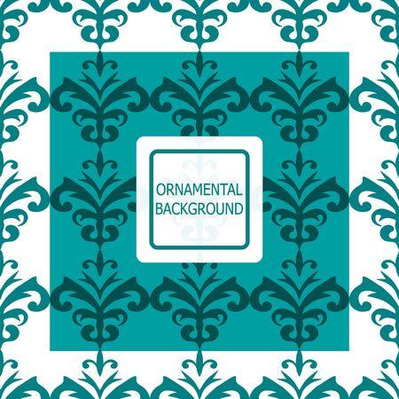 Decorative ornament. Abstract vector illustration. Geometric pattern. monochrome color. For interior design, invitation, wallpaperのイラスト素材