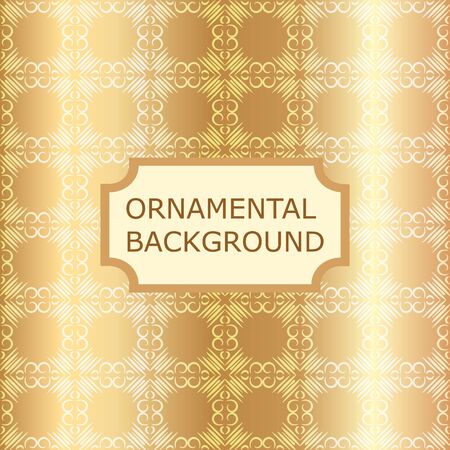Luxury ornamental vintage background. Template for designのイラスト素材