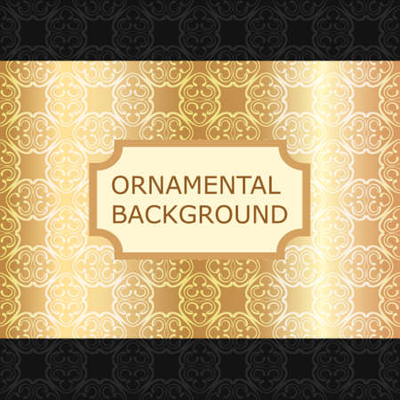 Luxury ornamental vintage background. Template for designのイラスト素材