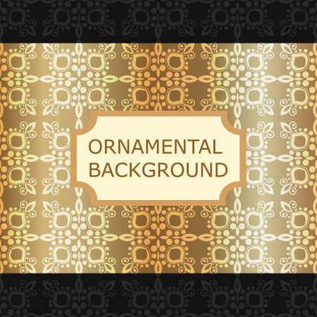 Luxury ornamental vintage background. Template for designのイラスト素材