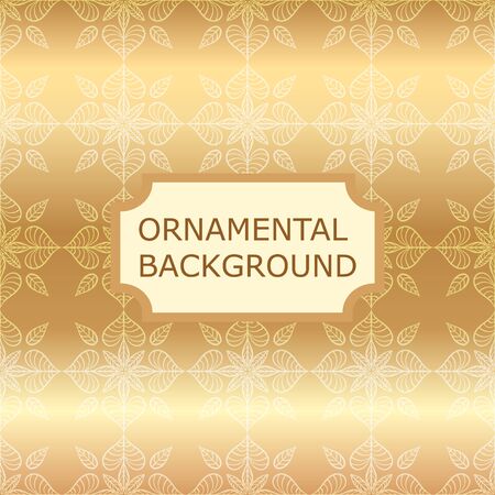 Luxury ornamental vintage background. Template for designのイラスト素材