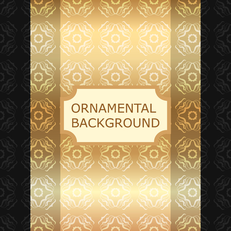 Luxury ornamental vintage background. Template for designのイラスト素材