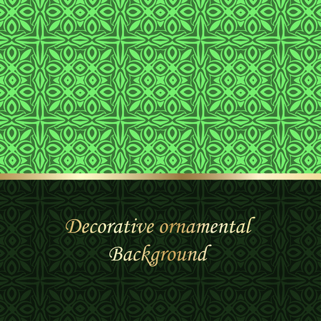 Luxury colored ornamental pattern. Template for designのイラスト素材