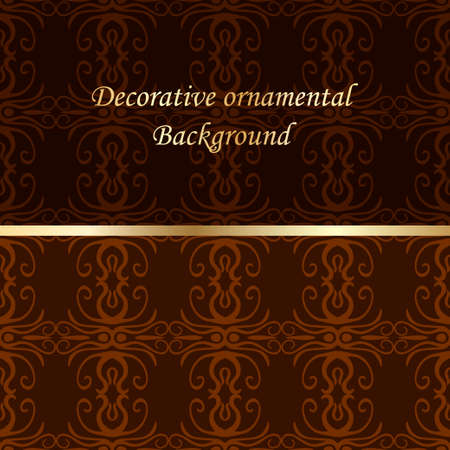 Luxury colored ornamental pattern. Template for designのイラスト素材