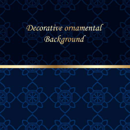 Luxury colored ornamental background. Template for designのイラスト素材
