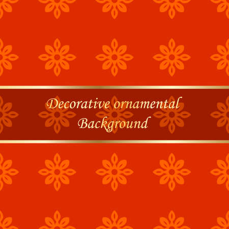 Luxury colored ornamental background. Template for design.のイラスト素材