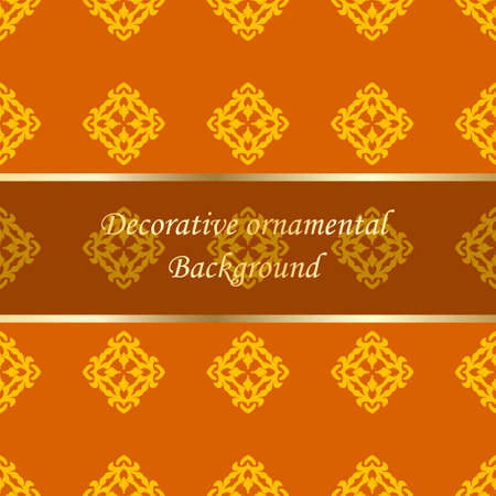 Luxury colored ornamental background. Template for design.のイラスト素材