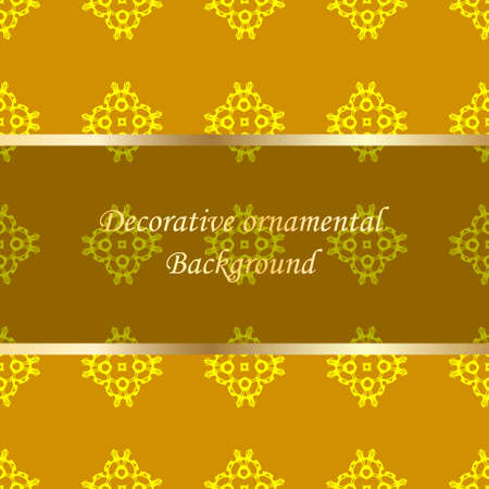 Luxury colored ornamental background. Template for design.のイラスト素材