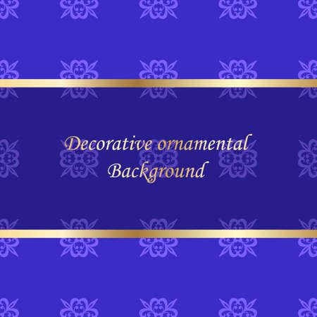 Luxury colored ornamental background. Template for designのイラスト素材
