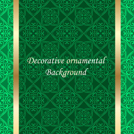 Luxury colored ornamental background. Template for designのイラスト素材