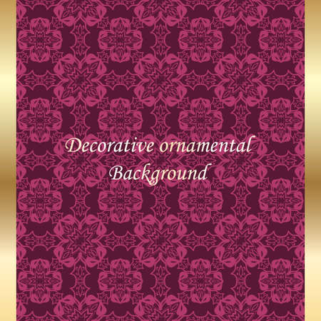 Luxury colored ornamental background. Template for designのイラスト素材