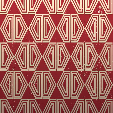 Vintage ornamental wallpaper in grunge style. Template for design. Vector illustrationのイラスト素材