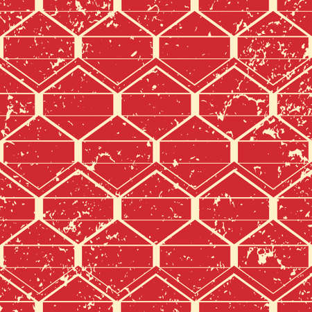 Vintage ornamental wallpaper in grunge style. Template for design. Vector illustrationのイラスト素材