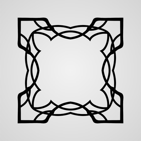 Vector ornamental abstract logo for backgrounds, logos, stickers, labels, tags and other design.のイラスト素材