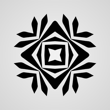 Vector ornamental abstract logo for backgrounds, logos, stickers, labels, tags and other design.のイラスト素材