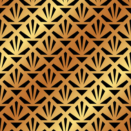 Vintage seamless art deco pattern. Template for design. Vector illustrationのイラスト素材