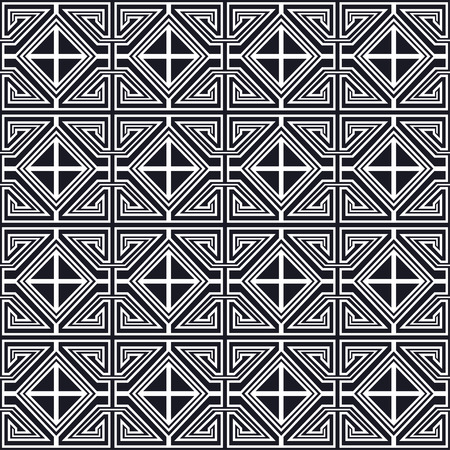 Vintage seamless art deco pattern. Template for design. Vector illustrationのイラスト素材