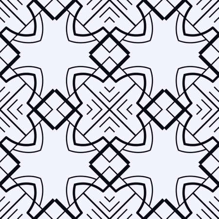 Vintage ornamental seamless pattern. Art deco ornament. Template for designのイラスト素材
